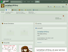 Tablet Screenshot of leviathan-of-envy.deviantart.com