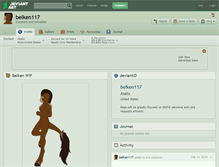Tablet Screenshot of belken117.deviantart.com