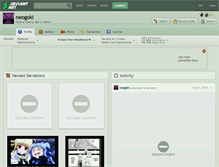 Tablet Screenshot of neogoki.deviantart.com