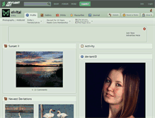 Tablet Screenshot of elvital.deviantart.com