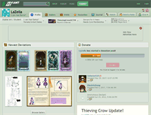 Tablet Screenshot of lazella.deviantart.com