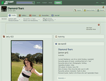 Tablet Screenshot of diamond-tears.deviantart.com