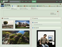 Tablet Screenshot of biz-kong.deviantart.com