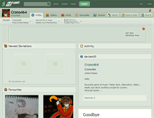 Tablet Screenshot of crono464.deviantart.com