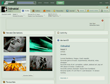 Tablet Screenshot of odinakial.deviantart.com