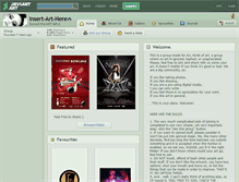 Tablet Screenshot of insert-art-here.deviantart.com