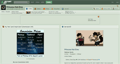 Desktop Screenshot of princess-hot-emo.deviantart.com