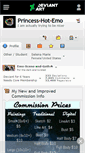 Mobile Screenshot of princess-hot-emo.deviantart.com