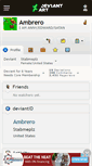 Mobile Screenshot of ambrero.deviantart.com