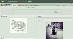 Desktop Screenshot of metal-fusion.deviantart.com
