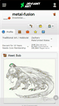 Mobile Screenshot of metal-fusion.deviantart.com