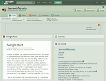 Tablet Screenshot of jess-and-dynasty.deviantart.com