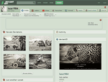 Tablet Screenshot of luca1984.deviantart.com