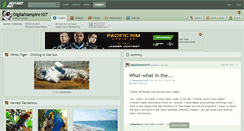 Desktop Screenshot of digitalvampire107.deviantart.com