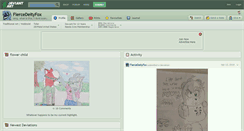 Desktop Screenshot of fiercedeityfox.deviantart.com