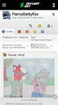 Mobile Screenshot of fiercedeityfox.deviantart.com
