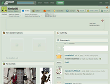 Tablet Screenshot of kimiosiki.deviantart.com