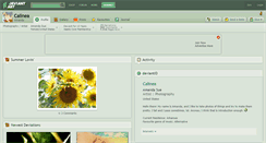 Desktop Screenshot of calinea.deviantart.com