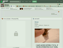 Tablet Screenshot of nimtai.deviantart.com