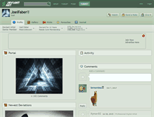 Tablet Screenshot of joelfaber.deviantart.com