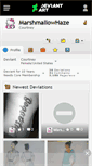 Mobile Screenshot of marshmallowhaze.deviantart.com