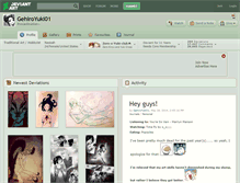 Tablet Screenshot of gehiroyuki01.deviantart.com