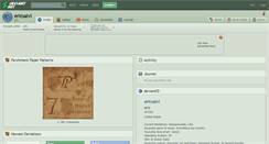 Desktop Screenshot of ericsalvi.deviantart.com