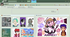Desktop Screenshot of anime17.deviantart.com