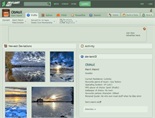 Tablet Screenshot of obnox.deviantart.com