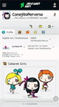 Mobile Screenshot of conejitoperverso.deviantart.com