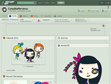 Tablet Screenshot of conejitoperverso.deviantart.com