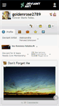 Mobile Screenshot of goldenrose2789.deviantart.com