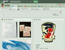 Tablet Screenshot of aoikita.deviantart.com