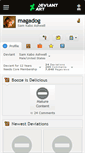 Mobile Screenshot of magadog.deviantart.com