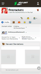 Mobile Screenshot of firecrackerx.deviantart.com