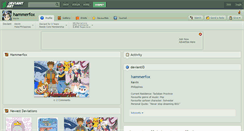 Desktop Screenshot of hammerfox.deviantart.com