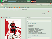 Tablet Screenshot of louieville-xxiii.deviantart.com