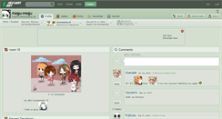 Desktop Screenshot of megu-megu.deviantart.com