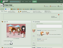 Tablet Screenshot of megu-megu.deviantart.com