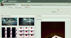 Desktop Screenshot of marquesita-de-satan.deviantart.com