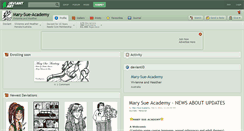Desktop Screenshot of mary-sue-academy.deviantart.com