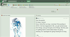 Desktop Screenshot of ghost.deviantart.com