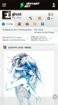 Mobile Screenshot of ghost.deviantart.com