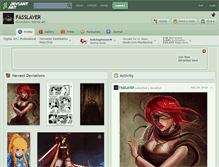 Tablet Screenshot of fasslayer.deviantart.com