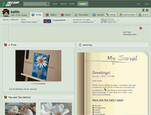 Tablet Screenshot of kellin.deviantart.com