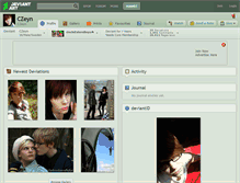 Tablet Screenshot of czeyn.deviantart.com
