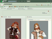 Tablet Screenshot of juleerodriguez.deviantart.com