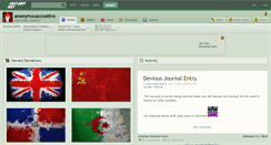 Desktop Screenshot of anonymouscreative.deviantart.com