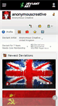 Mobile Screenshot of anonymouscreative.deviantart.com