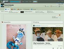 Tablet Screenshot of kamuiyamato.deviantart.com